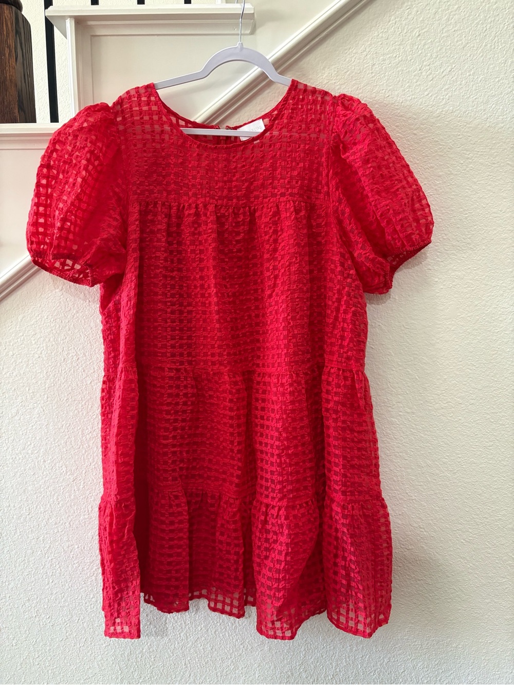Sugarlips Red Checkered Dress
